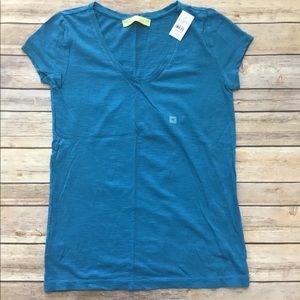 Ann Taylor Loft Sunwashed T XS NWT